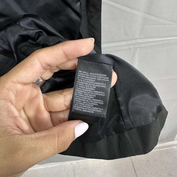 The North Face Coat Womens Small Hyvent Trench Long Waterproof Rain Jacket Black - Picture 15 of 16